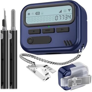 Imagem de (com trava de segurança) Capas Pager compatíveis com AirPods Pro 2ª geração com kit de limpeza, proteção total de TPU rígido para AirPods Pro 2 capa de carregamento (USB-C) (2023/2022/2019) para