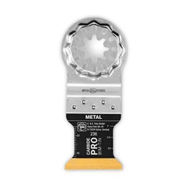 Imagem de Fein Lâmina de serra oscilante StarLock E-Cut Carbide Pro - Forma de cintura estreita 3,5 cm de largura para materiais abrasivos e tijolos - Serve para a maioria das ferramentas múltiplas -