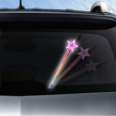 Imagem de Limpadores reflexivos de varinha de princesa mágica fixam as lâminas do limpador de veículo traseiro