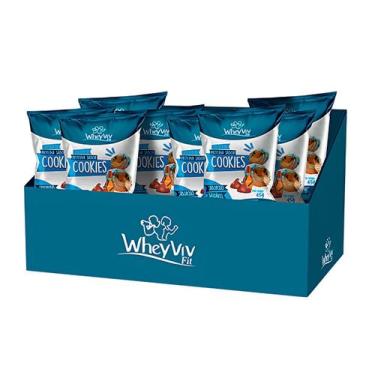 Imagem de Biscoito de Proteína Wheyviv sabor Cookies - Kit com 20 unidades