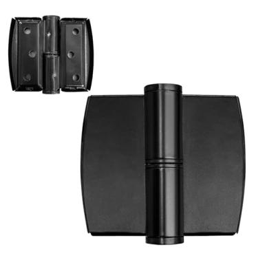 Imagem de 2 peças de aço inoxidável, divisória de vaso sanitário, acessórios de conexão, hotel, shopping center, dobradiça de mola de fechamento automático (lado esquerdo)