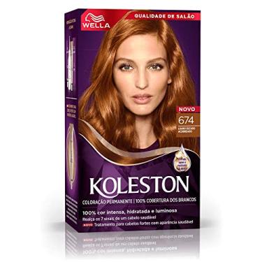 Imagem de Koleston Novo 674 Chocolate Aob - Colorao Permanente Lquida para Cabelos Castanhos