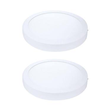 Imagem de Kit 2 Painel Plafon Led Sobrepor Red Neutra 4000K 24W 29Cm