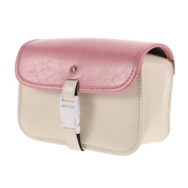 Imagem de Motorcycle Front Bag Multifunctional Handlebar Storage Accessory for Electric Bikes Retro Design and Easy Installation Durable Material Fit