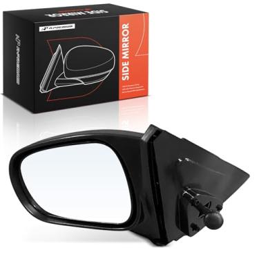 Imagem de A-Premium Espelho de porta manual do lado do motorista - compatível com Honda Civic 1996-2000 - Espelho retrovisor externo externo não dobrável texturizado preto não aquecido