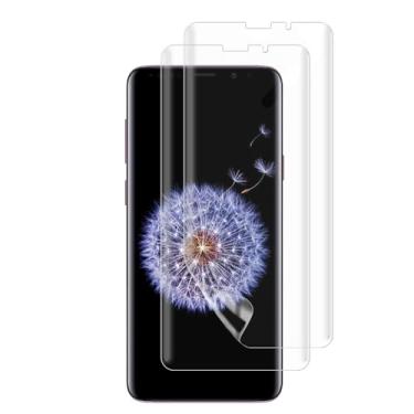 Imagem de UZWZW Pacote com 2 protetores de tela para Samsung Galaxy S9 Plus (não vidro), filme TPU macio flexível, compatível com capas