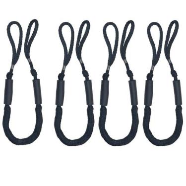 Imagem de Bungee Dock Lines YAXSHIMU para absorção de choque de barcos, 4-5,5 pé