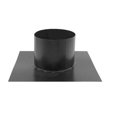 Imagem de Antrader Flange de conector de duto, 1 peça de conector de flange HVAC de aço galvanizado de 10 cm, preto