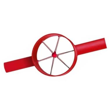 Imagem de Generic Divisor manual de bambu com diâmetro de 5 polegadas, profissional, fácil de usar, 13 polegadas de comprimento, divisor de bambu, 6 Cortes