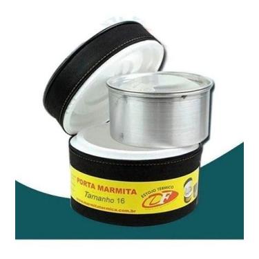 Imagem de Marmita Térmica Redonda N16 Grande Revestida Tnt C/ziper - Cotermico, 