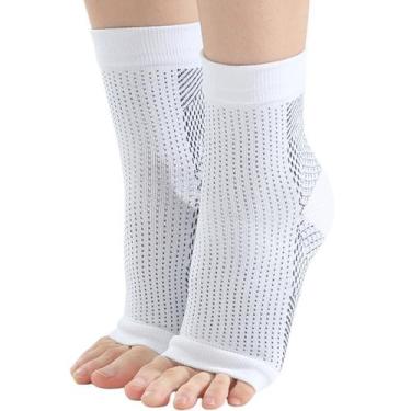 Imagem de meias compressão alívio dores nos pés fascite plantar- 1par - SWG, 40-