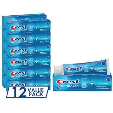 Imagem de Crest Pasta de dente Pro-Health Clean Mint, 122 g (pacote com 12)