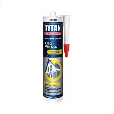 Imagem de Silicone Tytan Uso Geral Acético 280g Preto - 1 Unidade - Tytan Selena