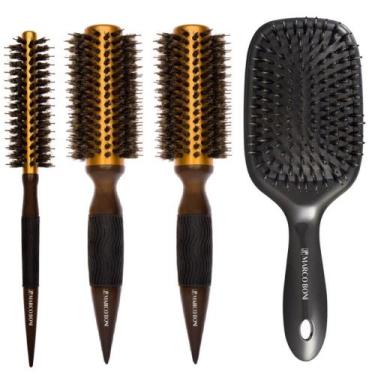 Imagem de Kit Escovas Termicas Metalicas 37/55/55MM Raquete Marco Boni