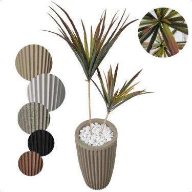 Imagem de Palmeira Yucca Planta Artificial com Vaso Decoração - Flor de Mentirin