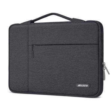 Imagem de MOSISO Laptop Capa Compatível Com 2019 2018 Macbook Air De 13 Polegadas A1932, 13 Macbook Pro A2159 A1989 A1706 A1708,Bolsa Multifuncional De Poliéster Para Maleta, Bolsa Para Transporte,Espaço Cinza