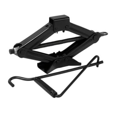 Imagem de Macaco Sanfona Automotivo, 1 Tonelada, com Chave Manivela, para Carros Populares