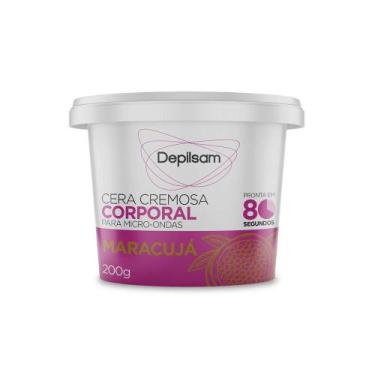 Imagem de Cera Depilatória De Microondas Depilsam Maracujá 200g