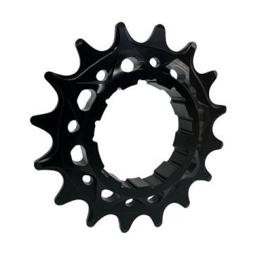 Imagem de Kit Conversão Cog Single Speed Grau 16 Dentes Alumínio Preto BMX - VZA