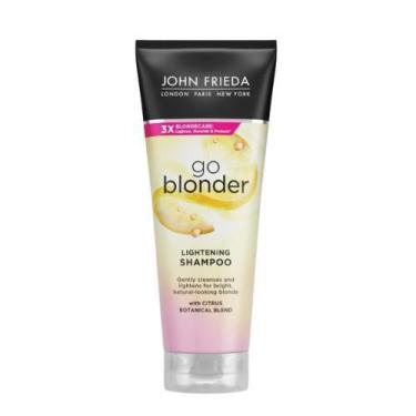 Imagem de Shampoo Para Cabelos Loiros ou com Mechas Jonh Frieda Go Blonder 245ml
