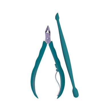 Imagem de Mundial Cj Sandi Mi 756-s Alicate Cuticula E Espatula Dupla