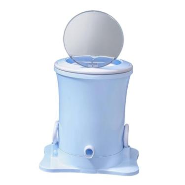 Imagem de Generic Secadora de roupas centrifugadora, secadora de roupas mini, compacta, portátil, máquina de secar roupas, manual para dormitórios de acampamento RV, Azul, S