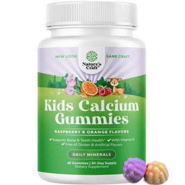 Imagem de Gomas de vitamina D e cálcio Natures Craft Tasty Kids 60 quilates