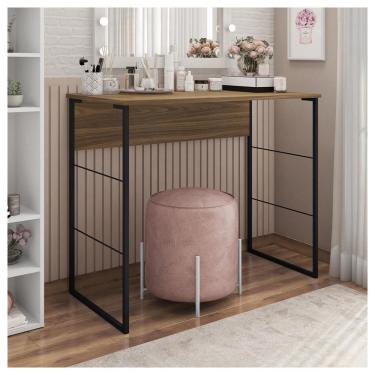 Imagem de Penteadeira Para Salão Aparador Marrom Fabrick Caemmun