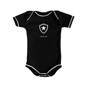 Imagem de Body Bebê Botafogo Preto Manga Curta - Torcida Baby