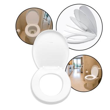 Imagem de Assento de Vaso Sanitário Tampa Privada Oval