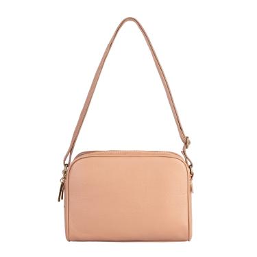 Imagem de Bolsa quadrada de couro liso Daiana