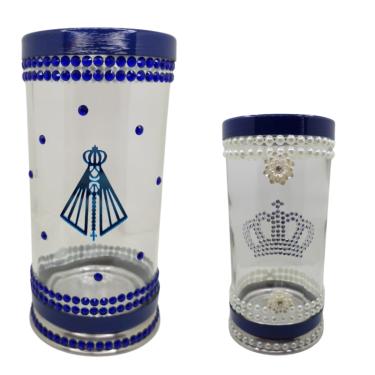 Imagem de Porta Vela 7 Dias 18 cm Nossa Senhora Aparecida - Selecione