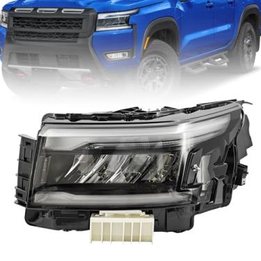 Imagem de VANPERT Conjunto de farol de LED 26060-9BU0D lado esquerdo do motorista compatível com Nissan Frontier 2022-2025 Substitua 260609BU0D 260109BU0D