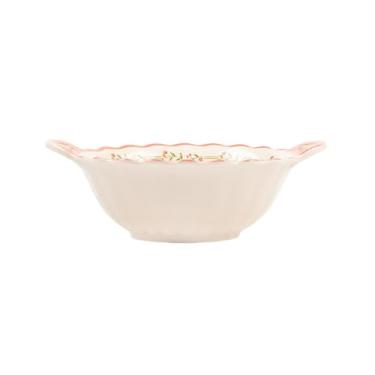 Imagem de Prato fresco de cor de cerâmica sob o esmalte doméstico requintado personalizado - tigela de sopa binaural de 24 cm