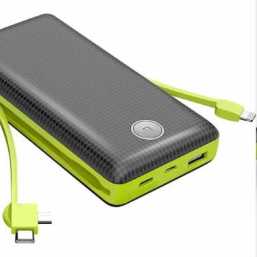 Imagem de Power Bank Carregador 20000Mah Múltiplas Saídas Celular - Guiro