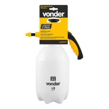 Imagem de Pulverizador Manual 2 Litros, Compressão Prévia, Vonder Cor Amarelo