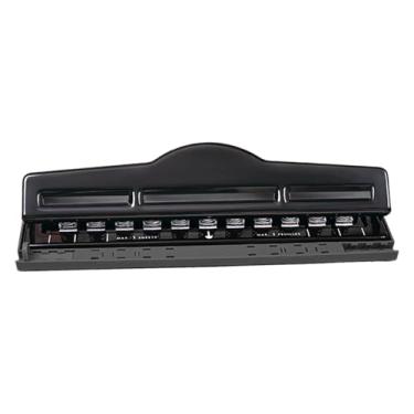 Imagem de Colaxi Furador de papel portátil com furador de disco de cogumelo, suprimentos para scrapbook, durabilidade