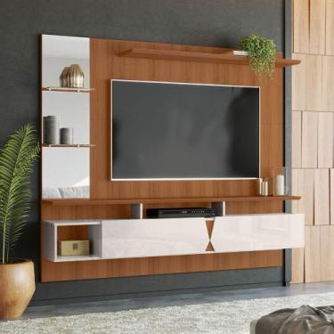 Imagem de Painel Para Tv Até 55 Polegadas 1,83m Intense Jequitibá Lukaliam Móvei