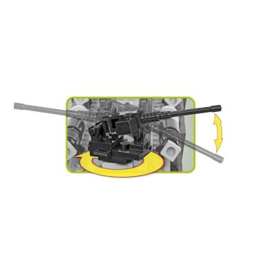 Imagem de Blocos De Montar Barco Militar Patrulha - COBI 2376