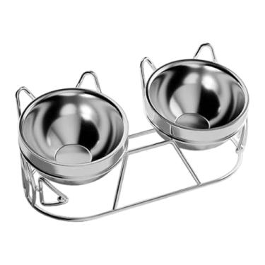 Imagem de Generic Conjunto de Comedouros E Bebedouros Elevados para Gatos, Ideal para Viagens com Cães de Pequeno E Filhotes.