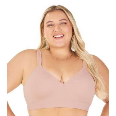 Imagem de Sutiã Comfort Alças Largas Reguláveis Zee Rucci Rosa, 50, Rosa