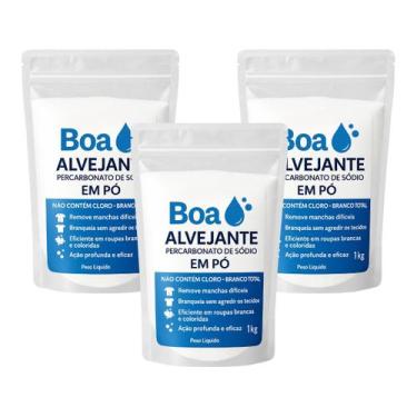 Imagem de Percarbonato De Sódio 3 Kg Tira Manchas Alvejante Sem Cloro - Boa