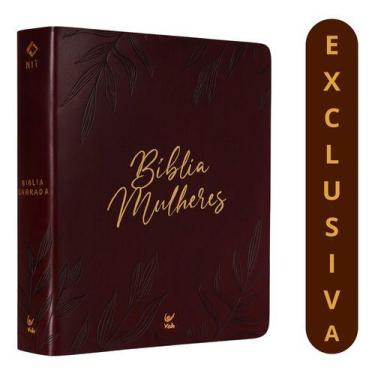 Imagem de Bíblia Mulheres Duas Colunas Nvt  Viviane Martinello  Capa Luxo Vinho 