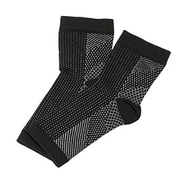 Imagem de Kiboule 1 Par de Meias de Suporte de Arco para Fascite Plantar Mangas de Pé de Compressão com Suporte para Arco e Tornozelo