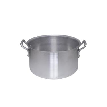 Imagem de Panela Cacarola em Aluminio Reforcado Cabe 5 kg de Arroz - Para Industria Hotel Restaurante Capacidade 16 Litros