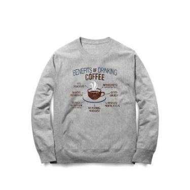 Imagem de Moletom Studio Geek Coffee Benefits Unissex-Unissex