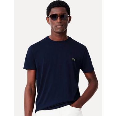 Imagem de Camiseta Masculina Jérsei Algodão Pima Azul Marinho - Secret, 6