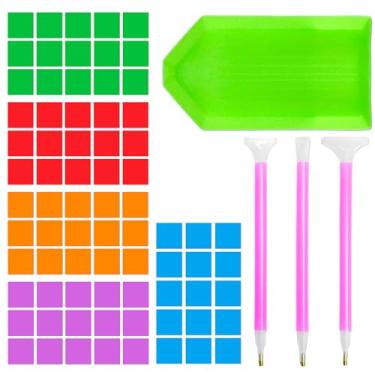 Imagem de Gallipower 79 peças de ferramentas de cera de argila de cola de diamante na pintura, conjunto de refil de cera de arte de diamante, conjunto de pintura de bordado de argila colorida, acessórios de