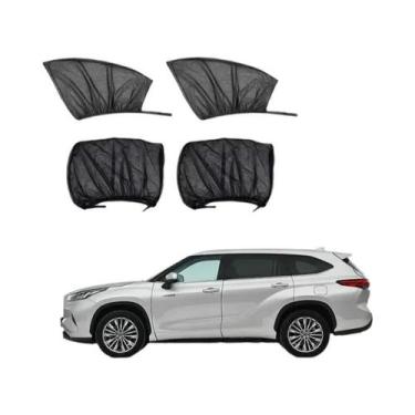 Imagem de Conjunto Premium De 4 Peças Para Tela De Janela De Carro Rede Mosquite