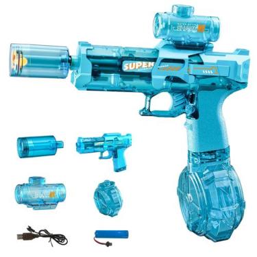 Imagem de Pistola de Agua Eléctrica Automática con Luz LED StimuVariety